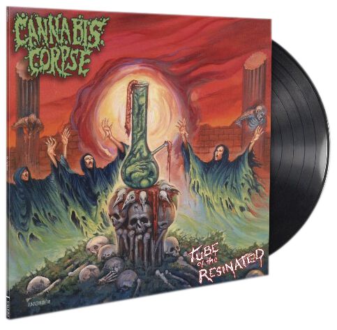 Image of Cannabis Corpse Tube of the resinated LP schwarz