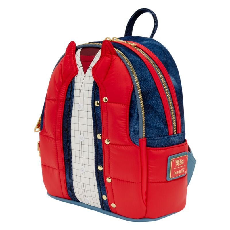 Zurück in die Zukunft Mini-Rucksack - Loungefly - Marty McFly Cosplay - multicolor  - Lizenzierter Fanartikel