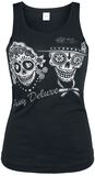 Studded Skull Top, Pussy Deluxe, Top