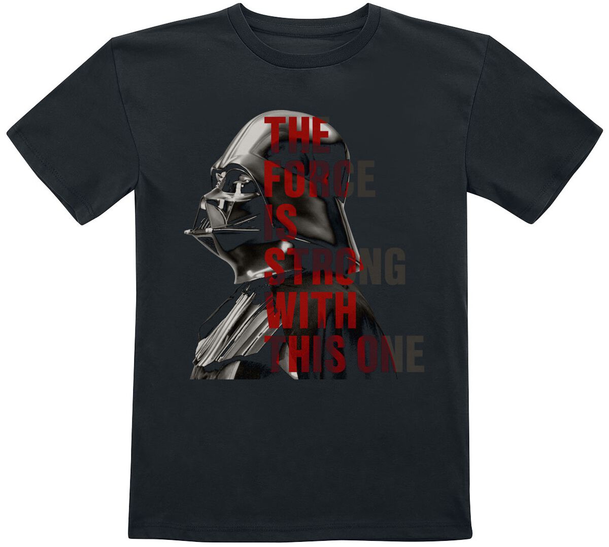 Star Wars Kids – The Force Is Strong With This One T-Shirt schwarz Star Wars Kids – The Force Is Strong With This One T-Shirt schwarz