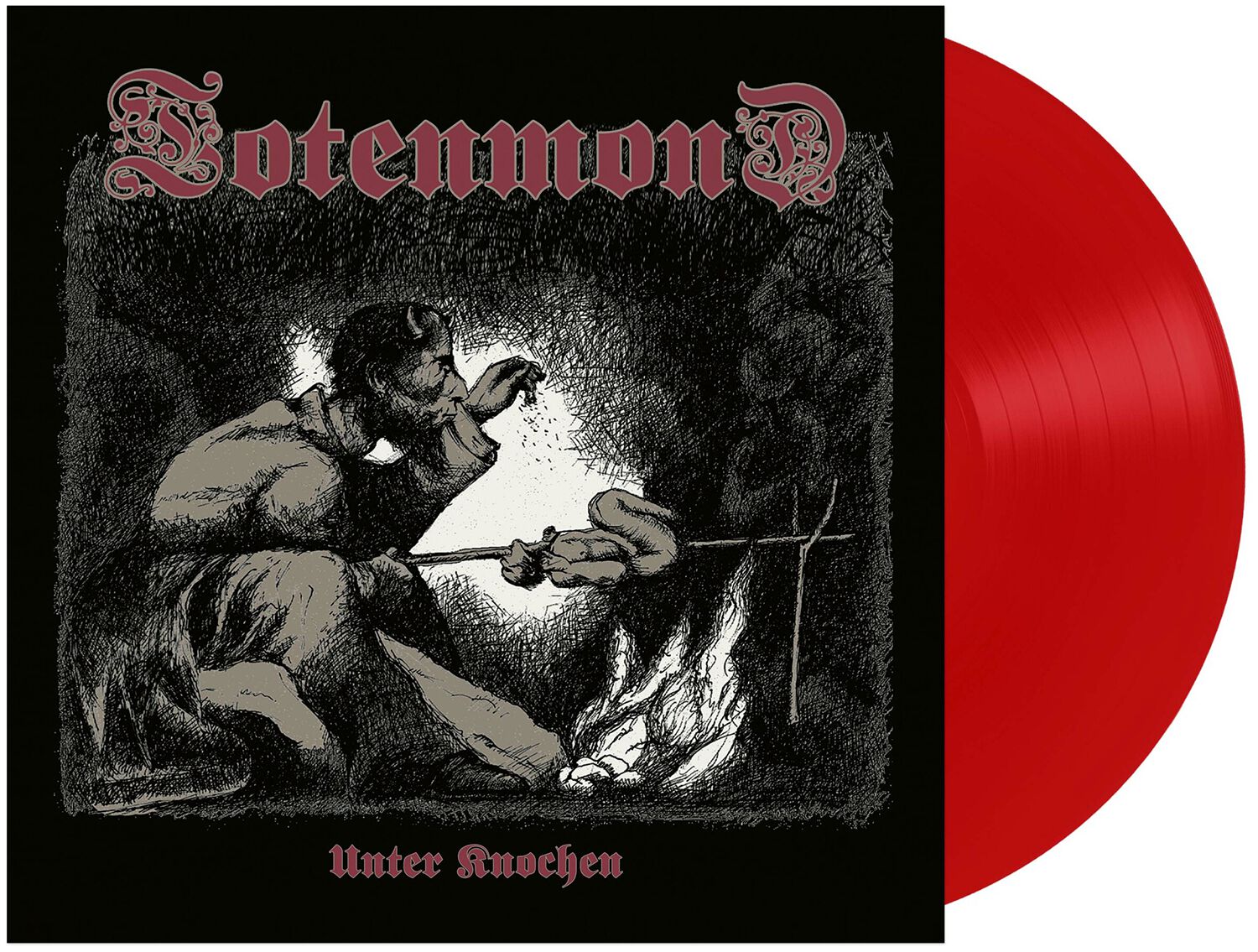 Totenmond Unter Knochen LP red