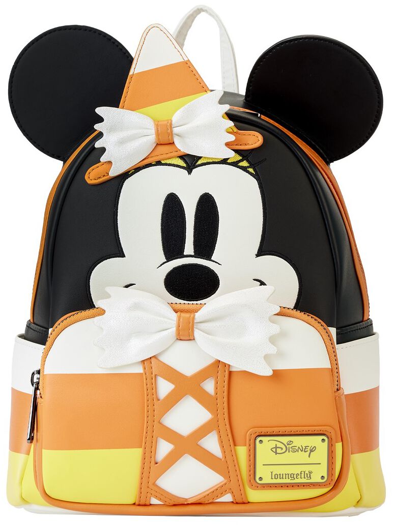 Mickey Mouse - Disney Mini-Rucksack - Loungefly - Candy Corn Minnie - für Damen - multicolor  - Lizenzierter Fanartikel