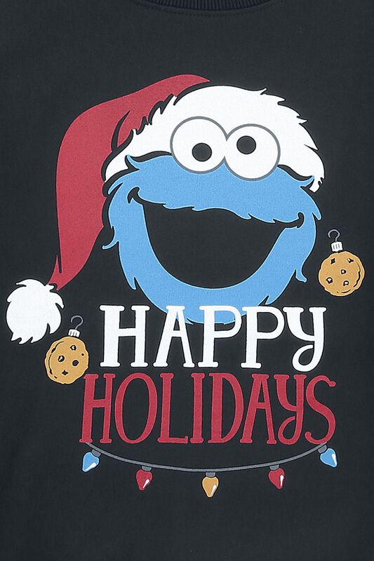 Kinder Mädchen Kids - Happy Holidays | Sesamstraße Sweatshirt