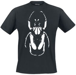 T-Shirt mit Käfer Frontprint