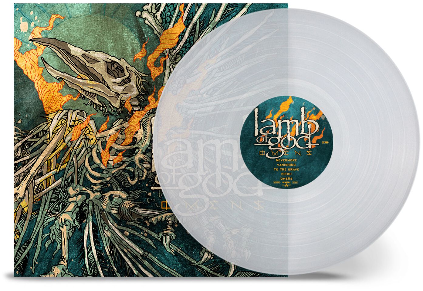Levně Lamb Of God Omens LP transparentní