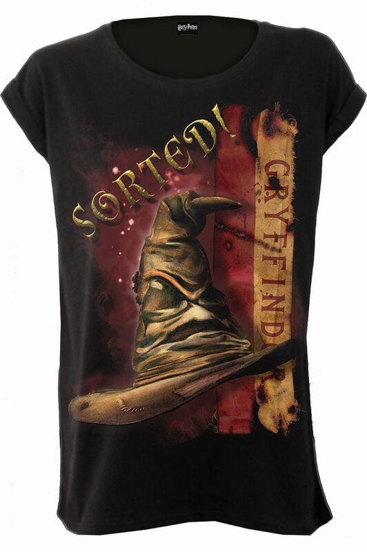5056711243330 - Gryffindor Hat T-Shirt schwarz in M