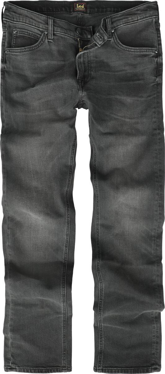 Lee Jeans Jeans - Daren Zip Fly Asphalt Rocker - W30L32 bis W36L34 - für Männer - Größe W33L34 - grau