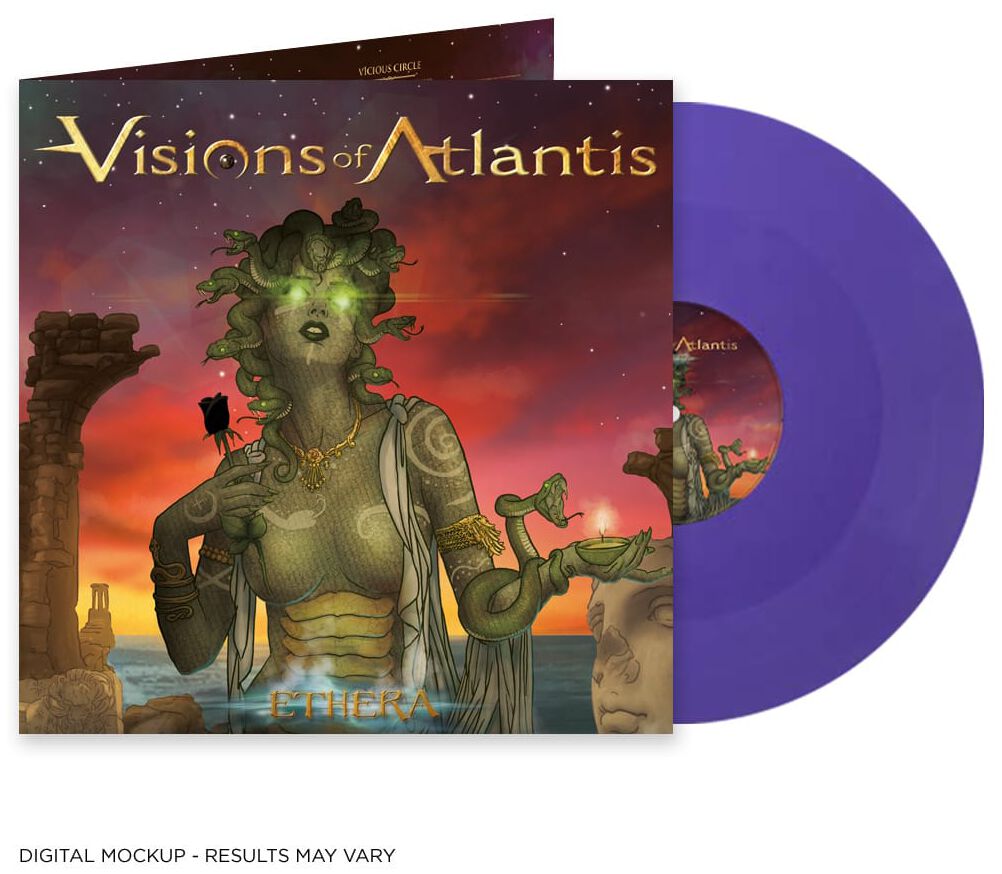Ethera von Visions Of Atlantis - LP (Coloured, Limited Edition, Standard)