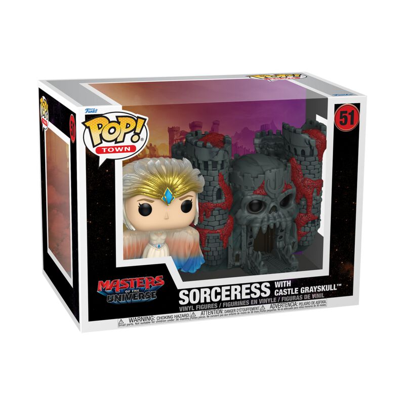 Masters Of The Universe - Castle Grayskull With Sorceress (Pop! Town) Vinyl Figur 51 - Funko Pop! Figur - Funko Shop Deutschland - Lizenzierter