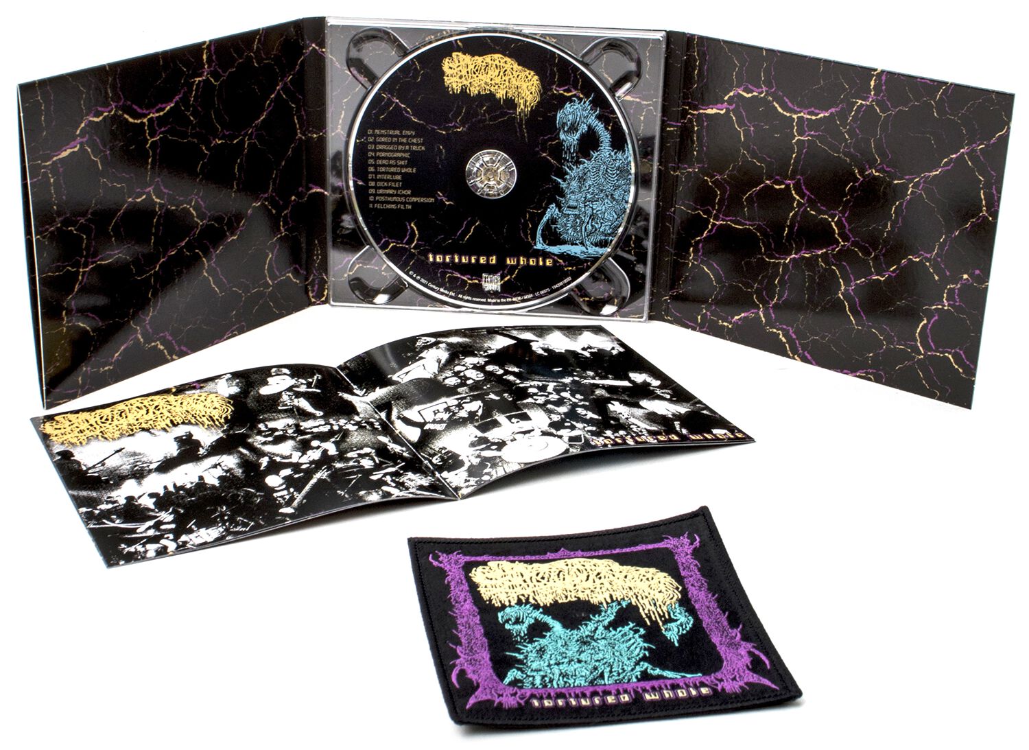 Image of Sanguisugabogg Tortured whole CD & Patch Standard