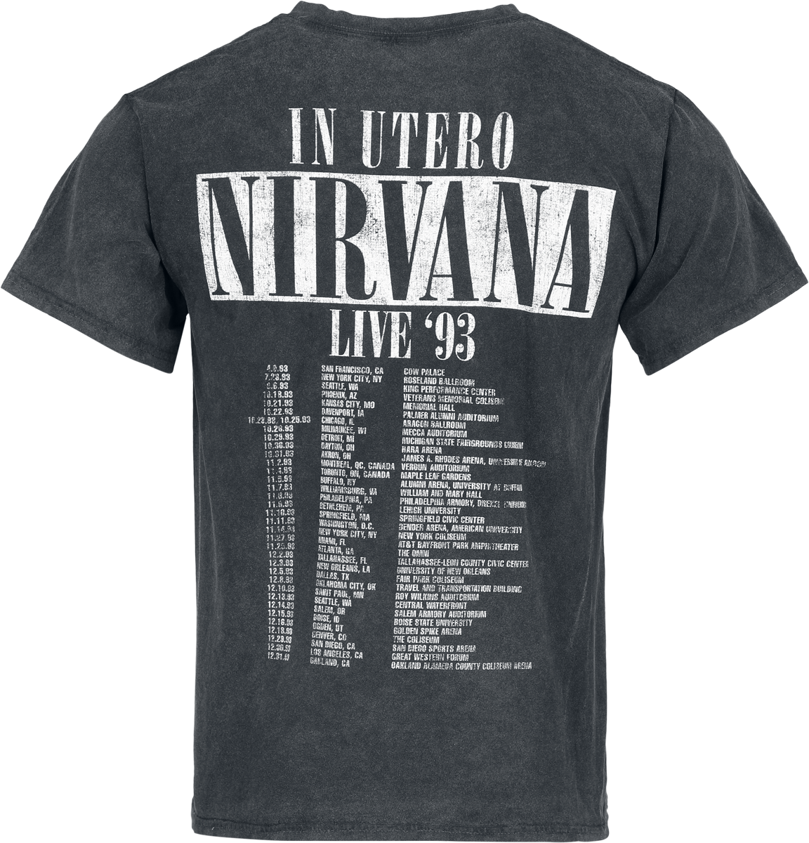 5056705741156 - In Utero 93 T-Shirt schwarz in M