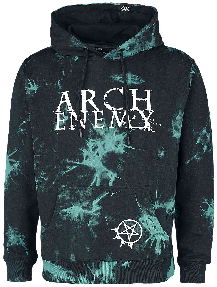Arch Enemy EMP Signature Collection Kapuzenpullover schwarz türkis