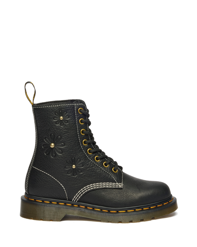 Thumbnail - Dr. Martens 1460 Pascal Flower Boot schwarz in EU37