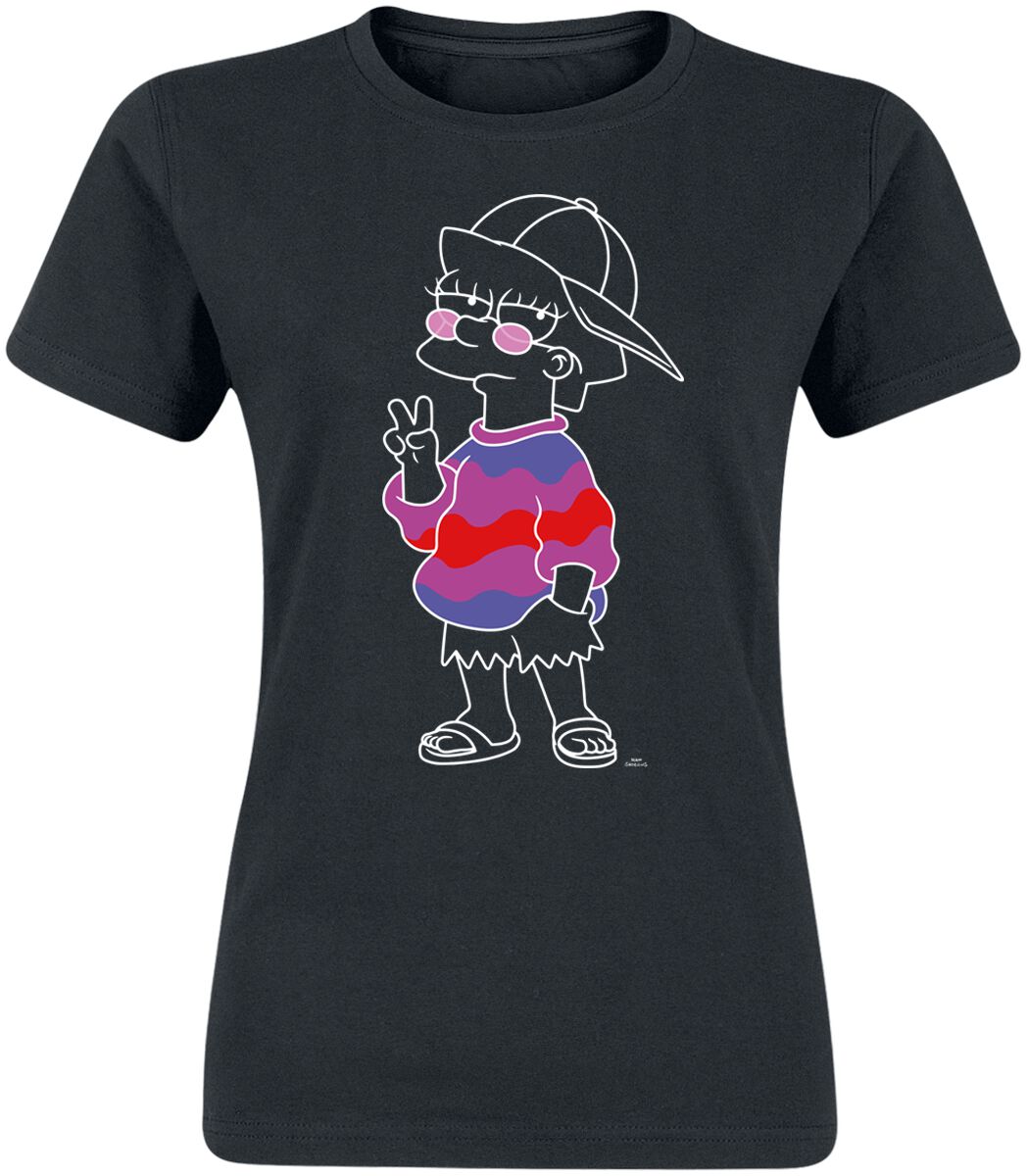 Die Simpsons Lisa Peace T Shirt schwarz  - Onlineshop EMP