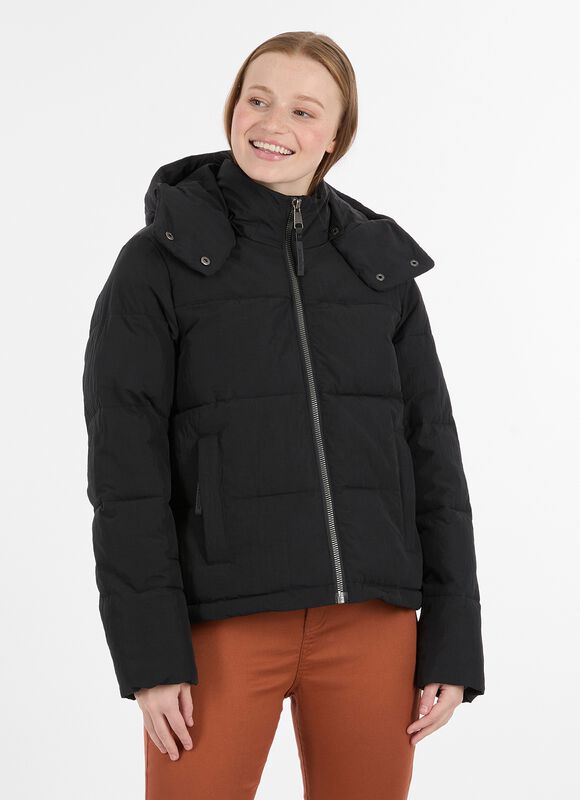 4255813157052 - Roobie Crepe Winterjacke schwarz in L