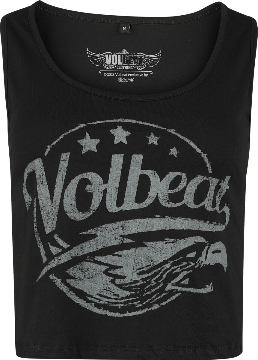 Volbeat Raven Top schwarz in XXL