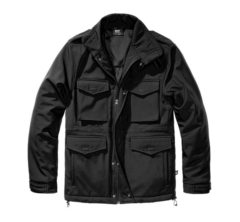 Brandit Rockabilly Mid-Season Jackets - M65 Softshell Jacket - for Men - black