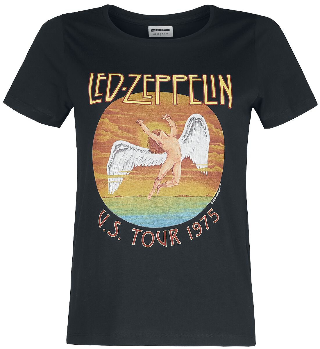 Led Zeppelin Noisy May - U.S. Tour 1975 T-Shirt black