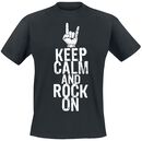 Keep Calm And Rock On, Sprüche, T-Shirt