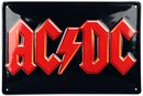 Logo, AC/DC, Blechschilder