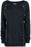 Check Out, Chemical Black, Strickpullover