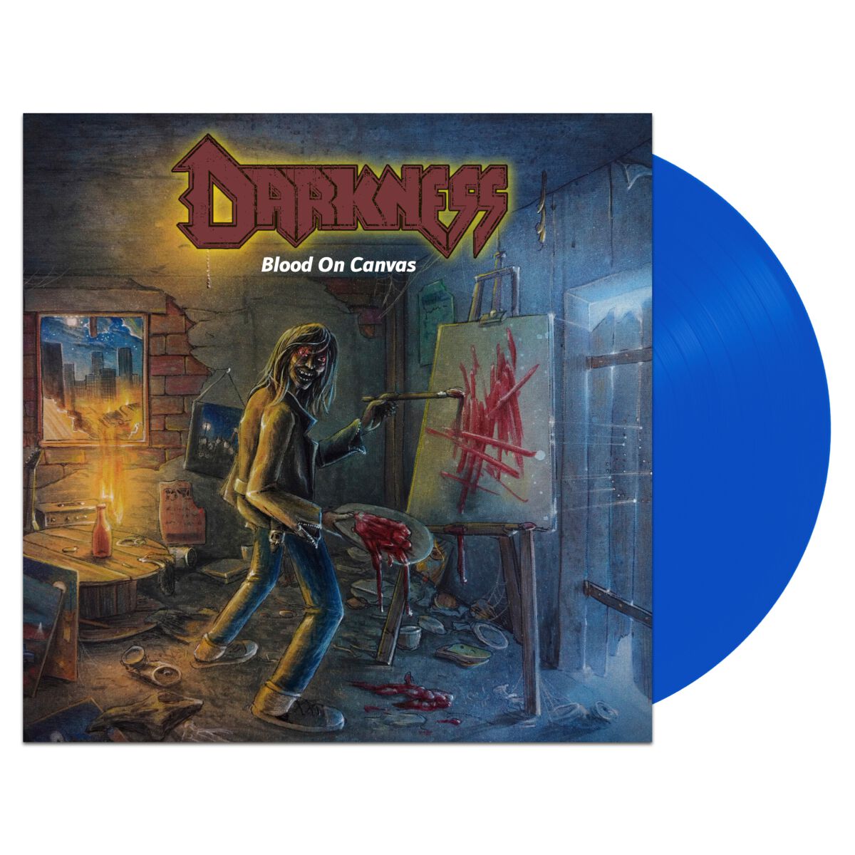 Darkness Blood on canvas LP multicolor
