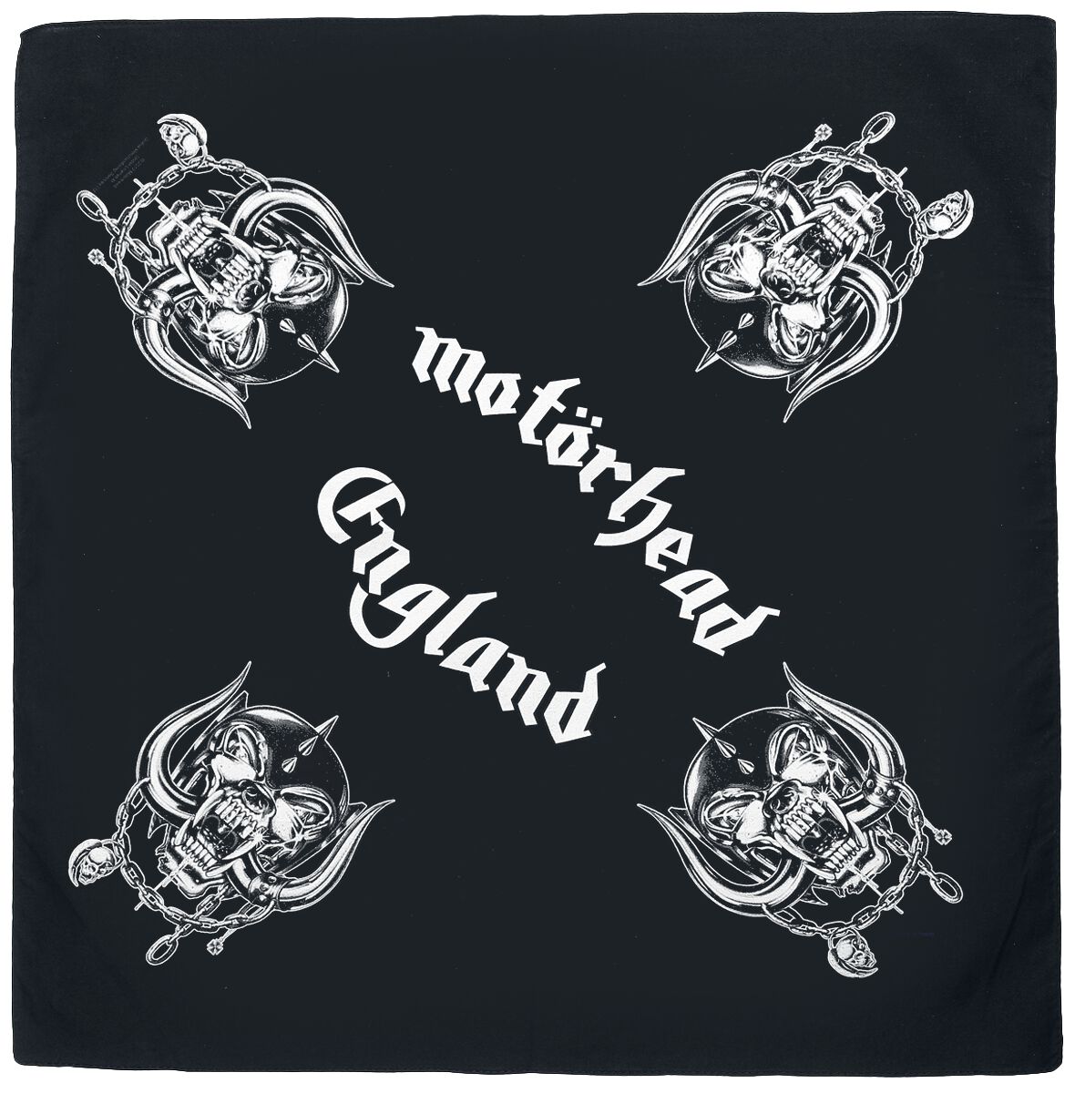 Image of Bandana di Motörhead - Warpigs - England - Bandana - Unisex - nero/bianco