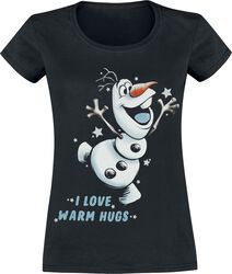 Olaf - I Love Warm Hugs, Die Eiskönigin, T-Shirt