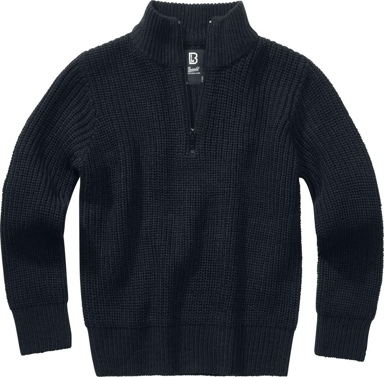 Image of Felpa di Brandit - Kids' Marine Sweatshirt - 122/128 a 170/176 - ragazzi - nero