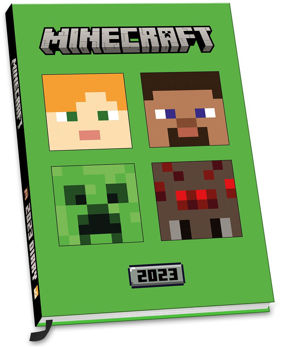 Minecraft A5 2023 calendar book Calendar Book multicolour