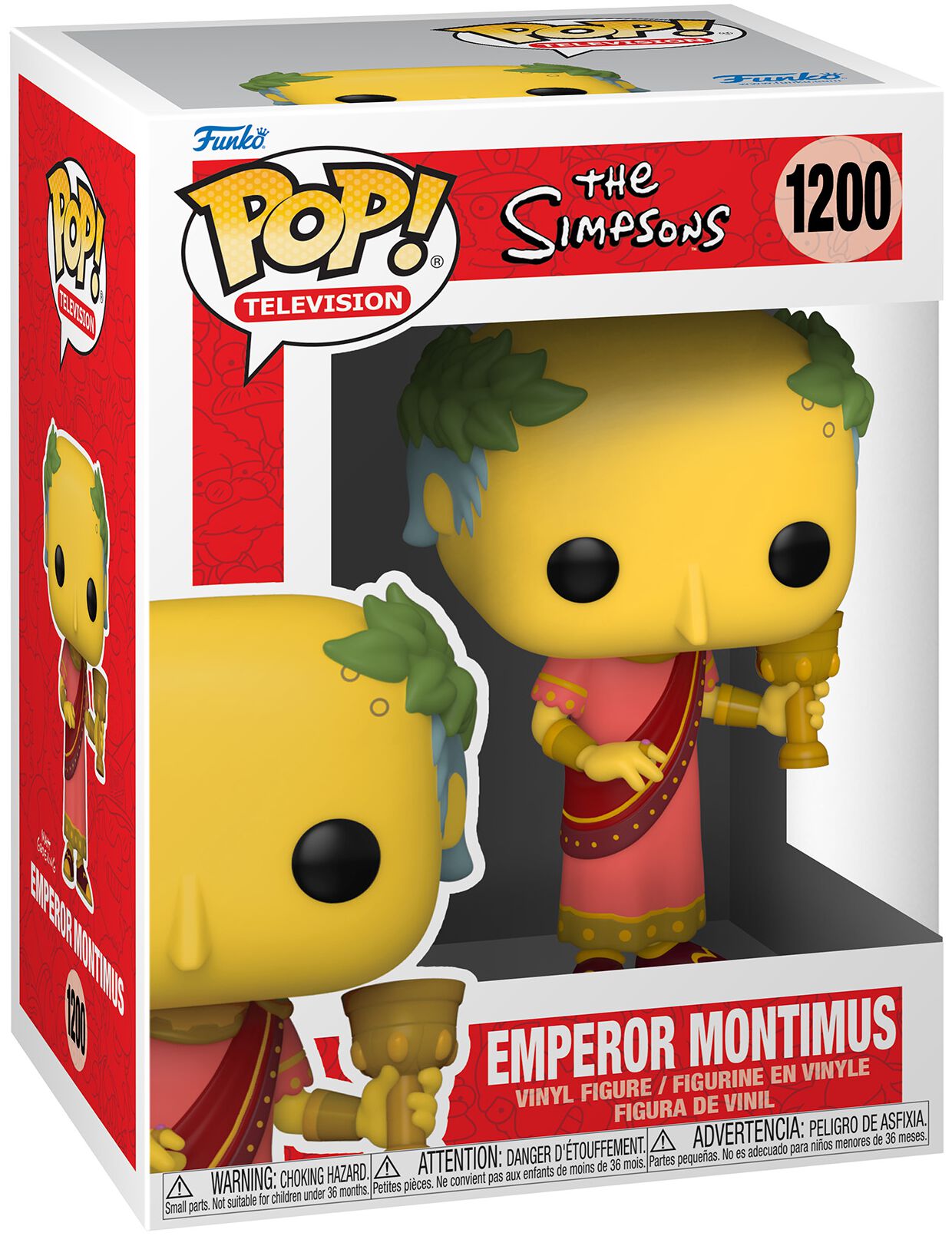 Image of Die Simpsons Emperor Montimus Vinyl Figur 1200 Sammelfigur Standard