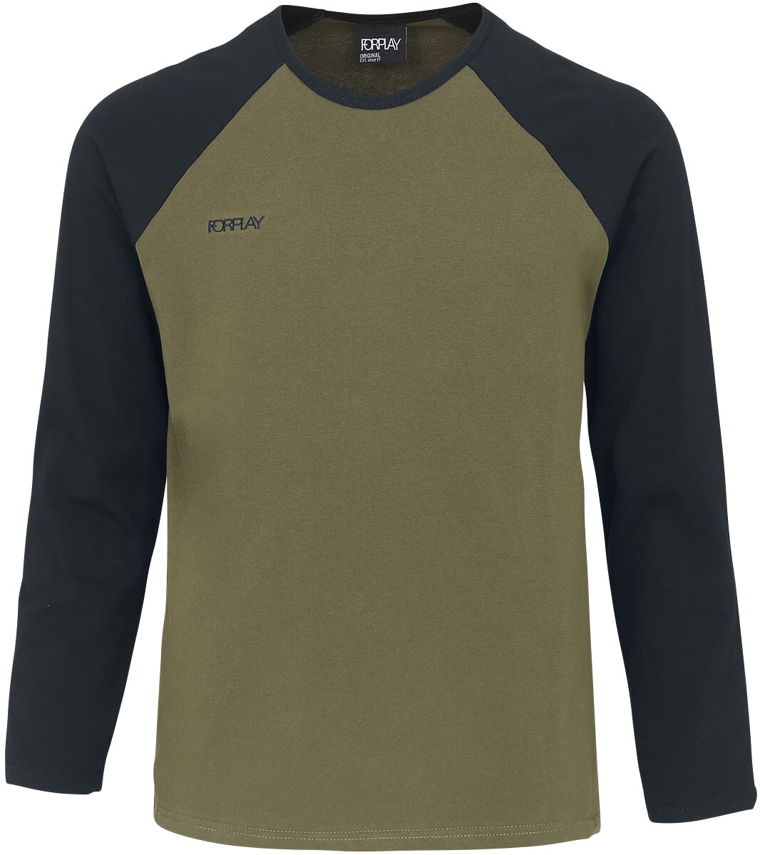 Forplay Jerry Long-sleeve Shirt olive black