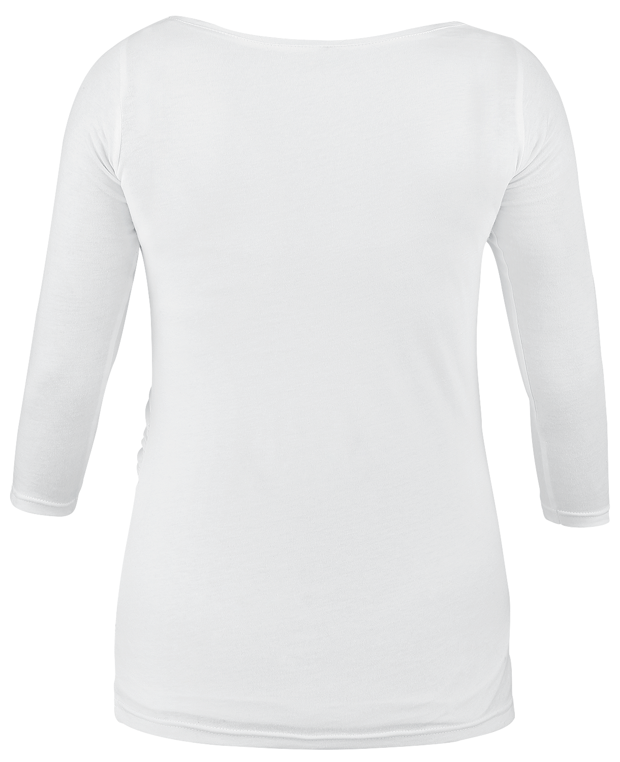 Umstandsmode Er war`s! Langarmshirt weiß