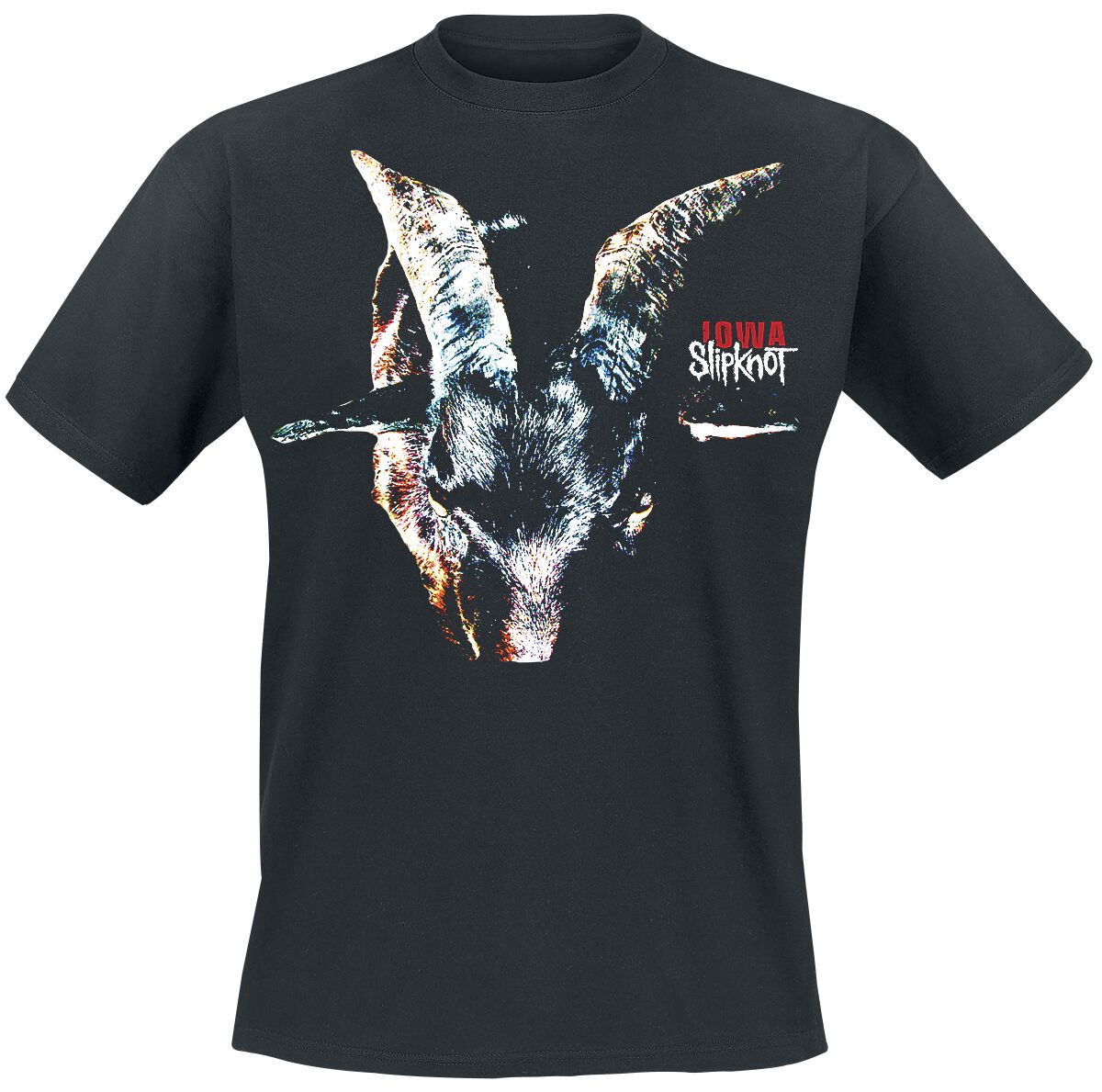 Image of Slipknot Iowa Logo Goat T-Shirt schwarz