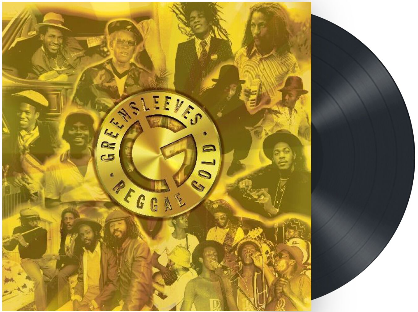 V.A. Greensleeves Reggae Gold LP black