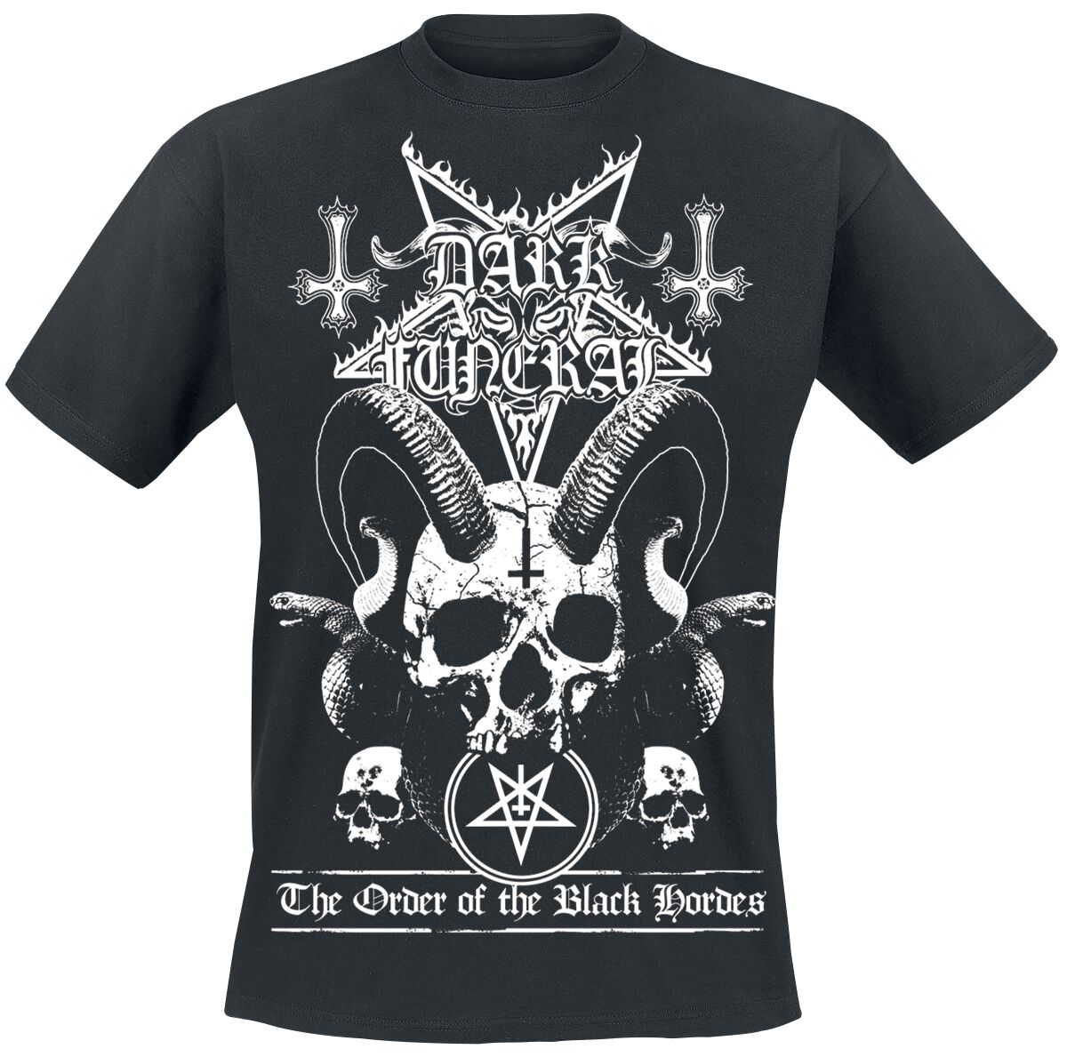 Dark Funeral T-Shirt - Order Of The Black Hordes - M bis XXL - für Männer - Größe XL - schwarz  - Lizenziertes Merchandise!