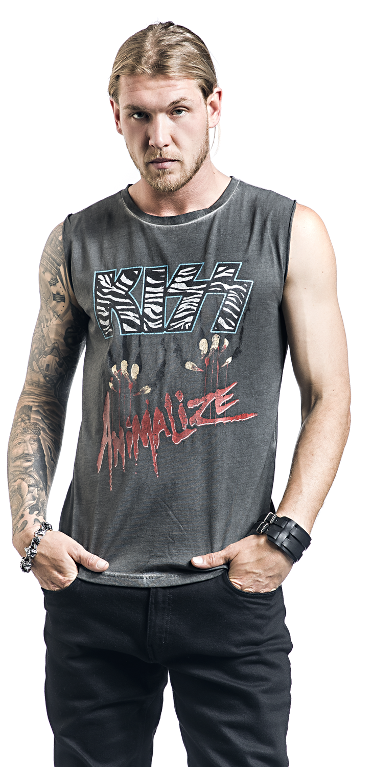 Kiss EMP Signature Collection Tank-Top grau