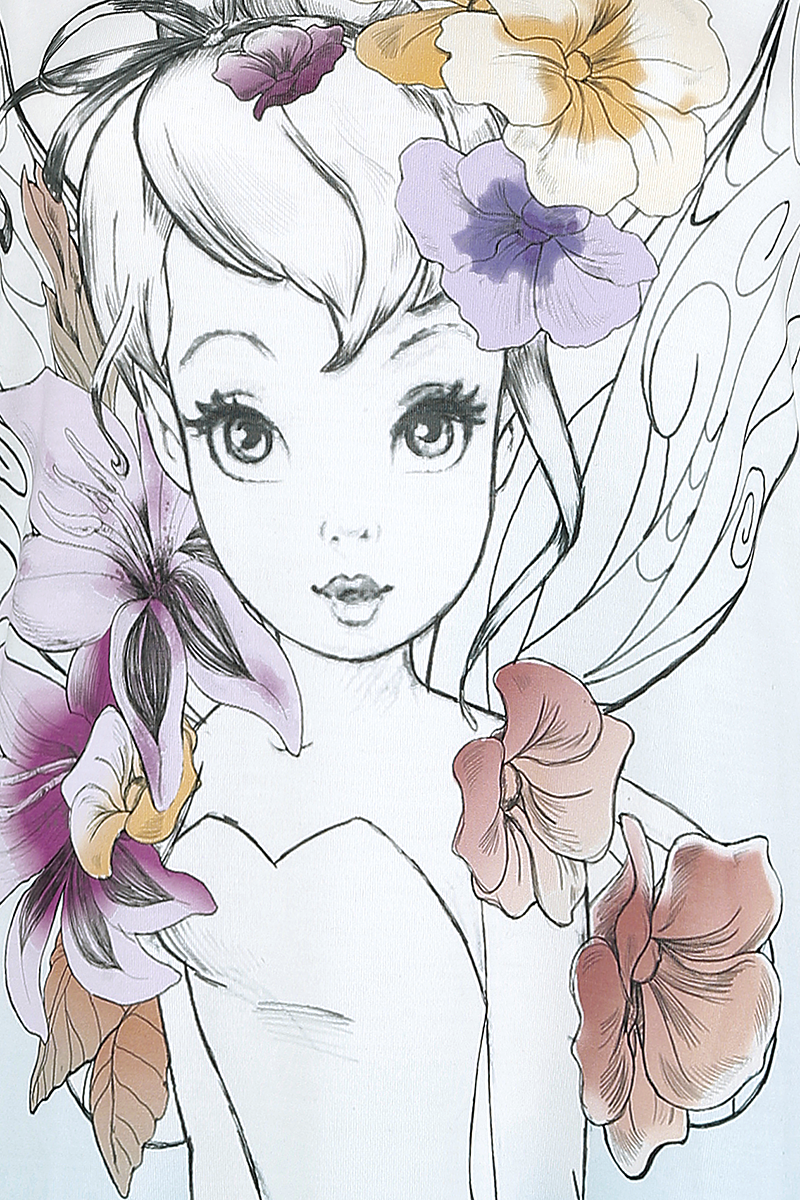 Peter Pan Tinker Bell - Flowers Top multicolor