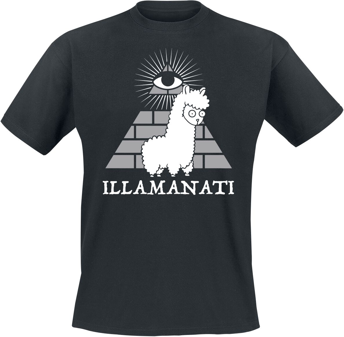 Sprüche ILLAMANATI T-Shirt schwarz Sprüche ILLAMANATI T-Shirt schwarz