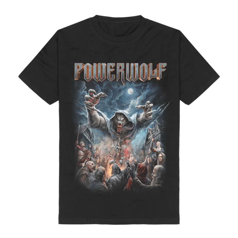 Powerwolf  T-Shirt - 1589 Board Game - for Men - black
