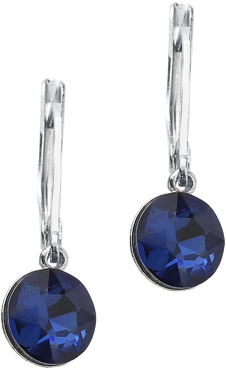 Lovett & Co. Crystal Dangle Earrings Earring blue