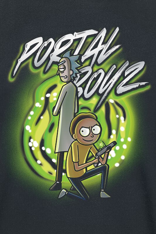 Filme & Serien Rick And Morty Portal Boyz | Rick And Morty T-Shirt