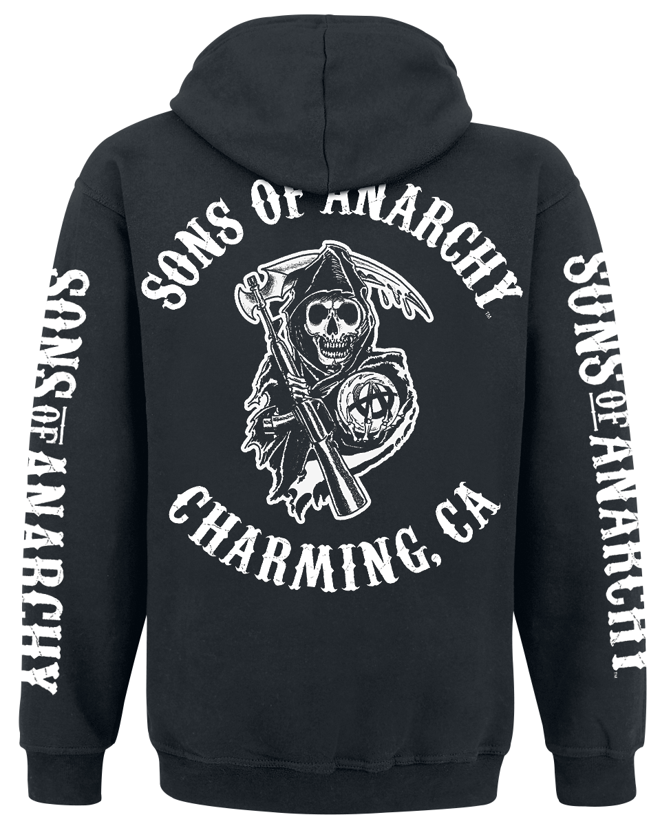 Sons Of Anarchy Reaper Charming, C.A. Kapuzenjacke schwarz