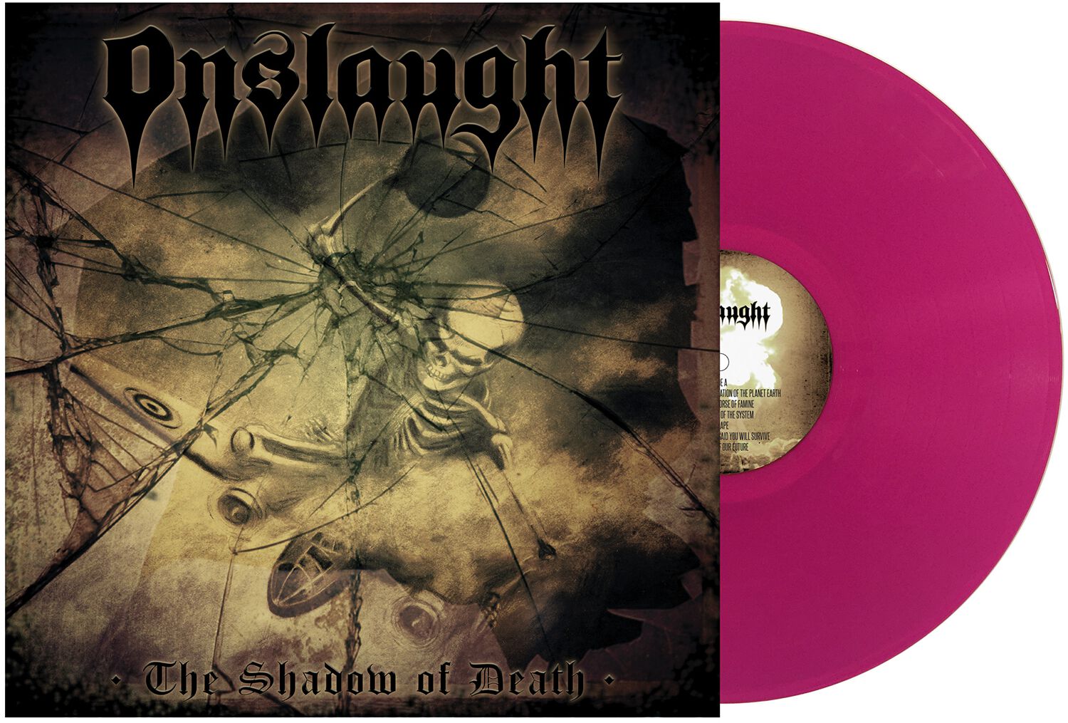 Image of Onslaught Shadow of death LP pink