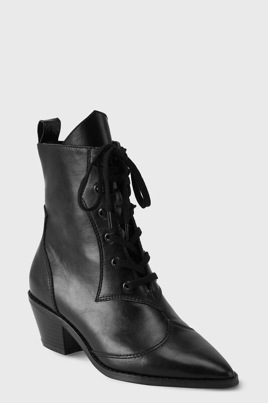 4068143448031 - Raven Pointed-Toe Bootie Boot schwarz in EU36