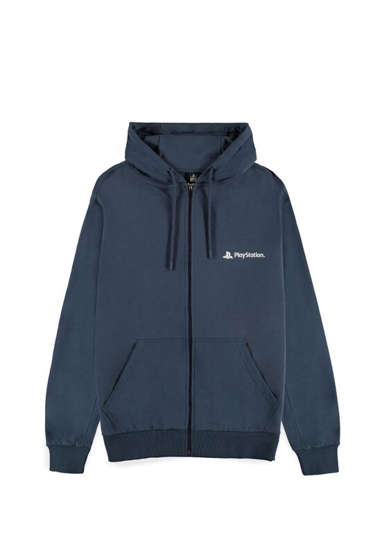Playstation - Gaming Kapuzenjacke - Logo Navy - S bis XXL - für Männer - Größe S - navy