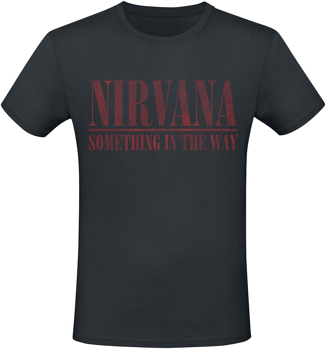 Nirvana Something In The Way T-Shirt schwarz in 3XL