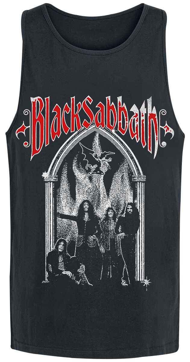 Image of Black Sabbath Flaming Arches Tank-Top schwarz