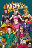 Superheroes, The Big Bang Theory, Poster