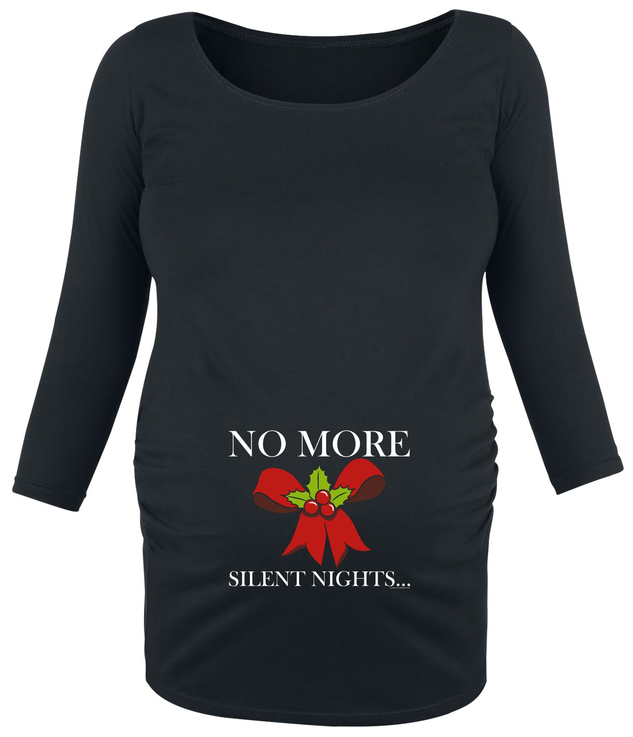 Umstandsmode No More Silent Nights… Langarmshirt schwarz Umstandsmode No More Silent Nights… Langarmshirt schwarz
